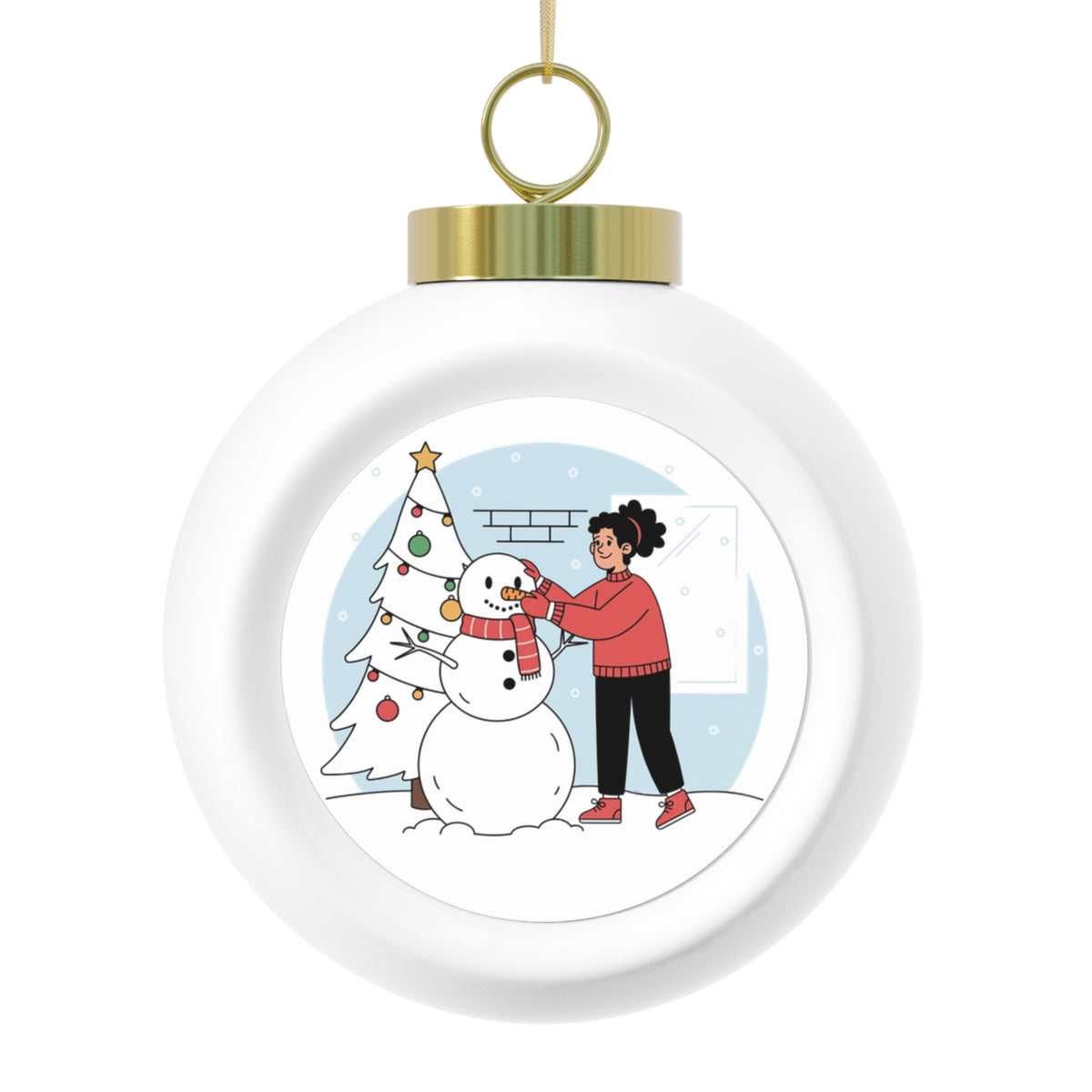Decorazione per albero Winter Joy Cabin