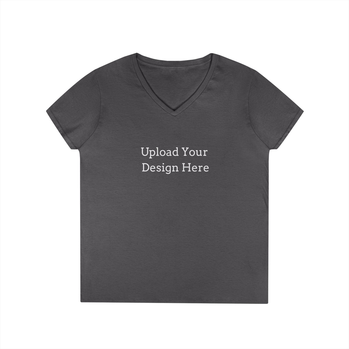T-shirt scollo a V donna personalizzabile – Modello B