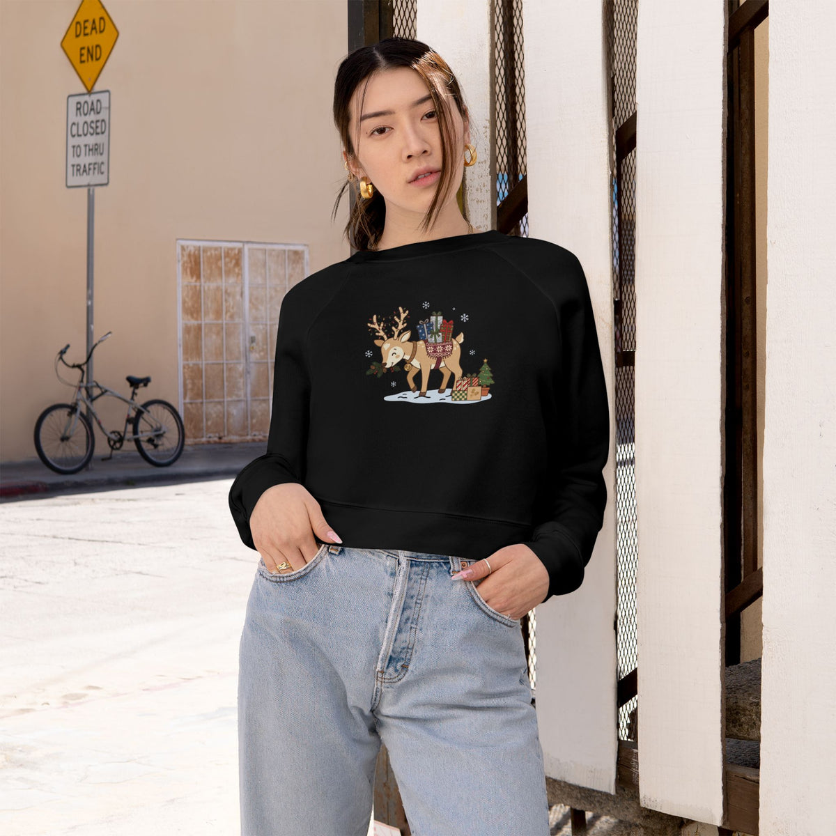 Pullover corto Festive Courier