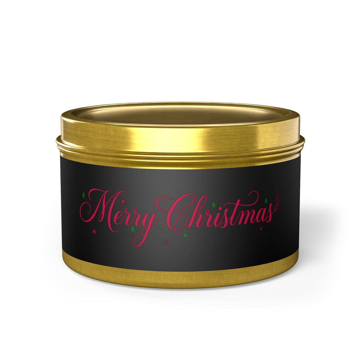 Set 3 candele in latta Buon Natale