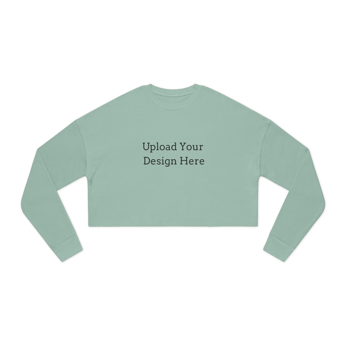 Felpa crop donna personalizzabile – Modello A