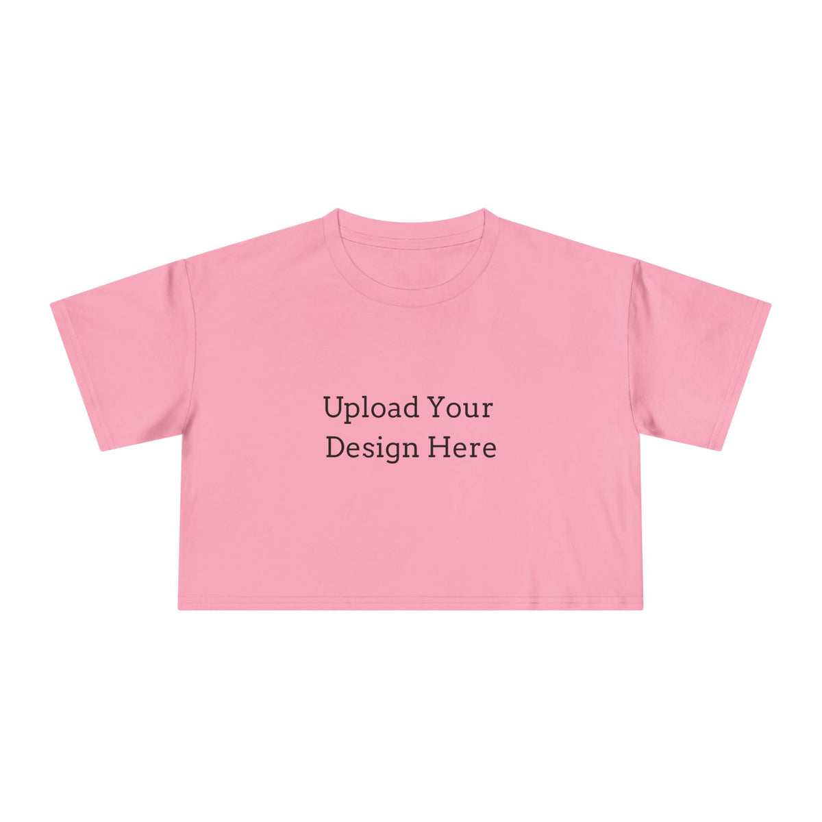 T-shirt crop donna personalizzabile – Modello A