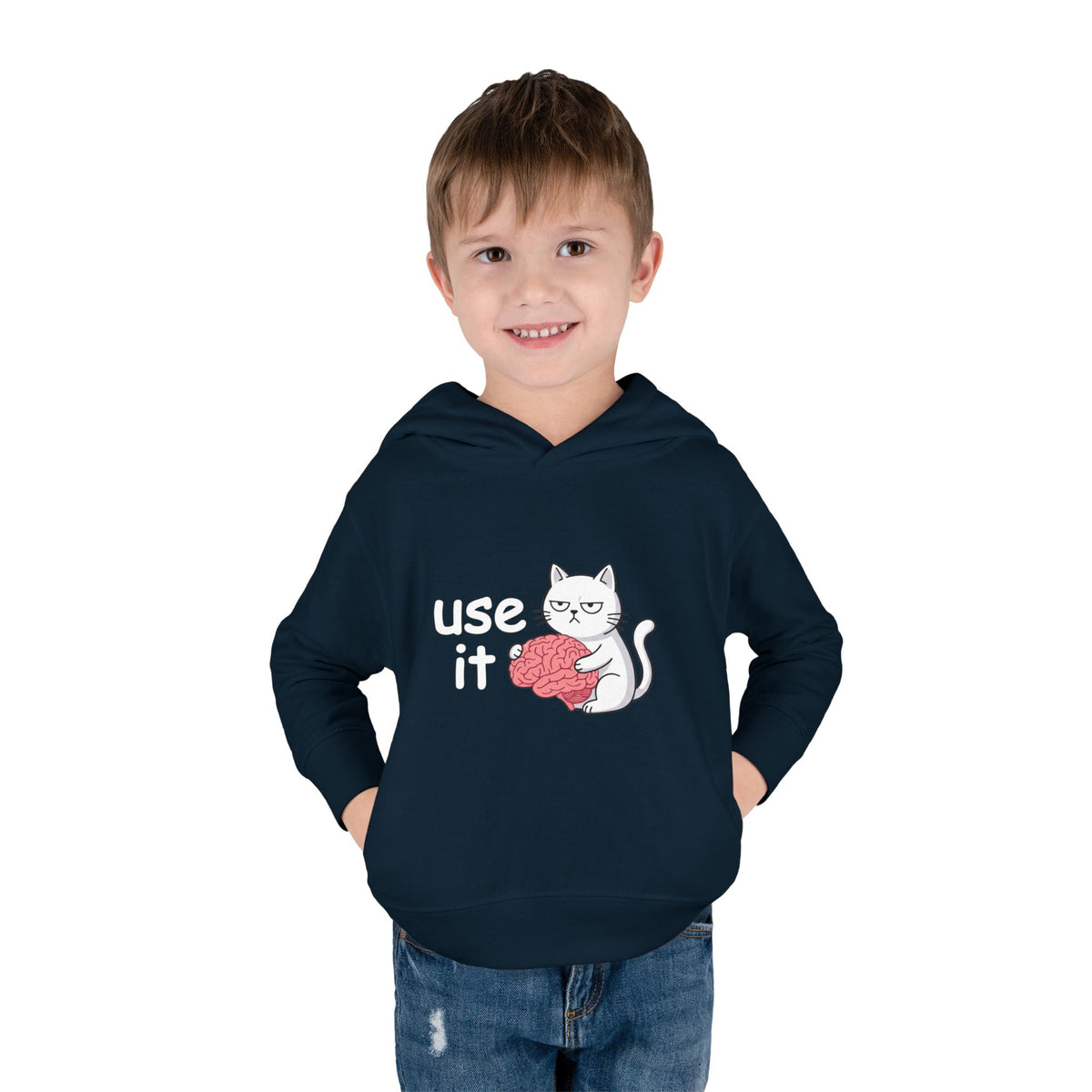 Felpa con cappuccio bambini «Use It»