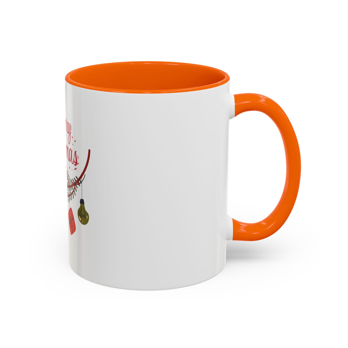 Tazza da caffè natalizia con scarabocchi