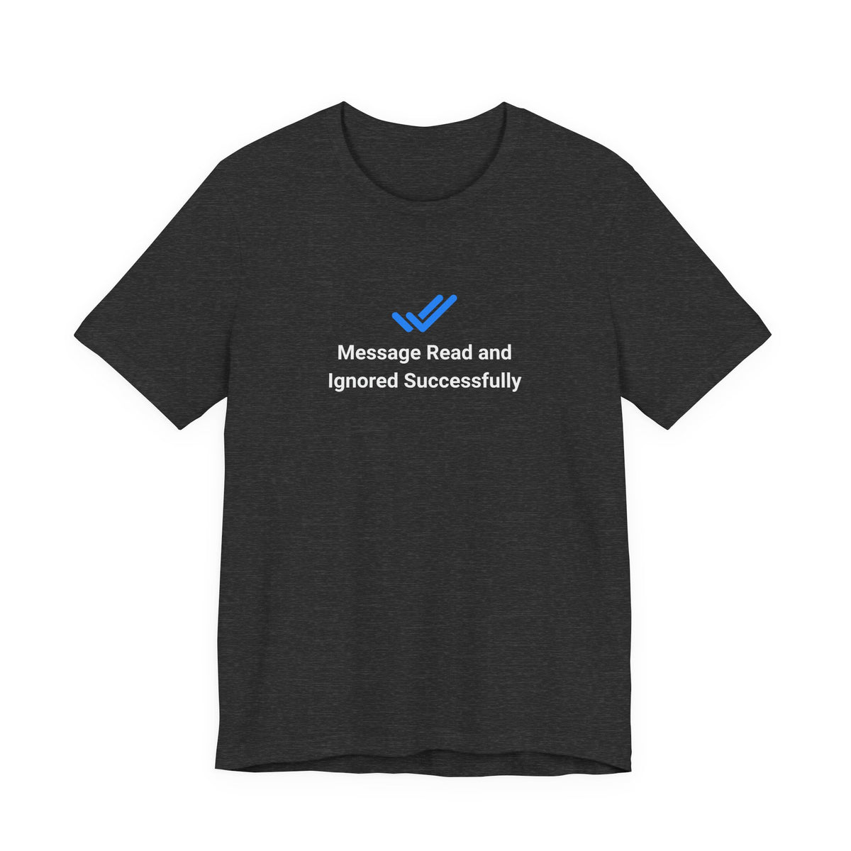 T-shirt uomo grafica scura «Ignored»