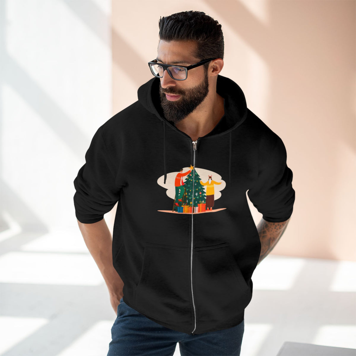 Felpa con zip Decorating Together