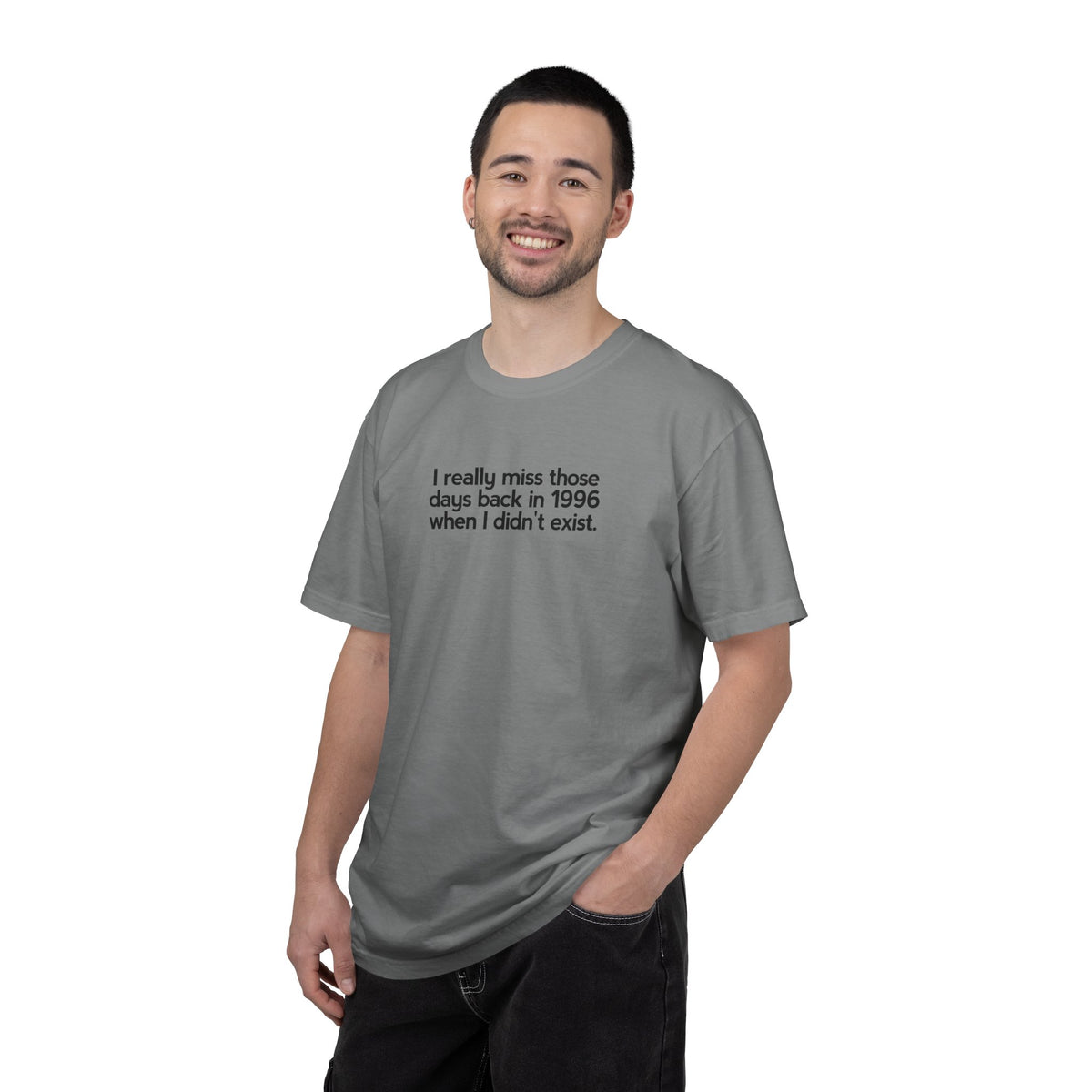 T-shirt uomo tinta in capo «Nostalgic Void»