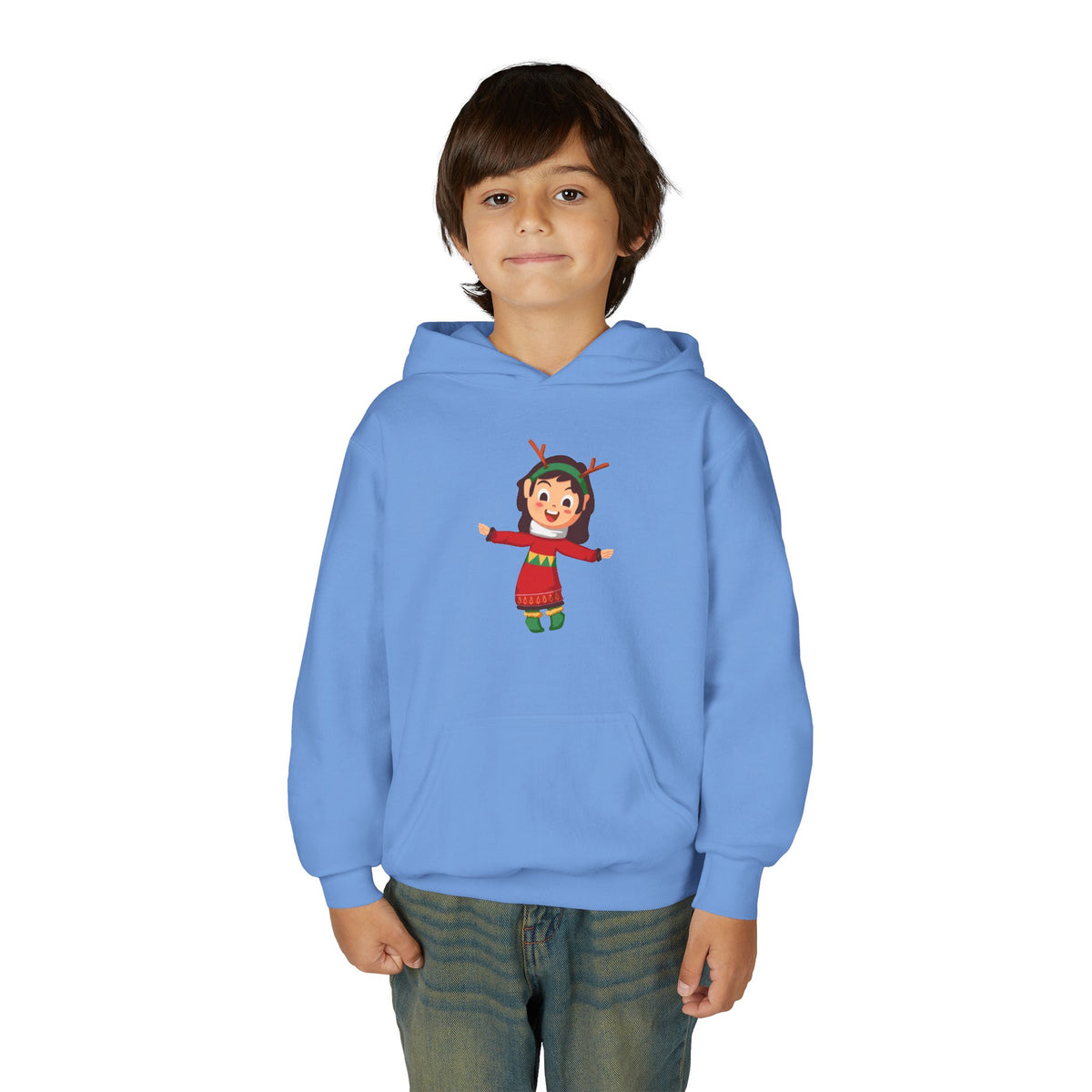 Felpa con cappuccio Mini Elfo di Natale