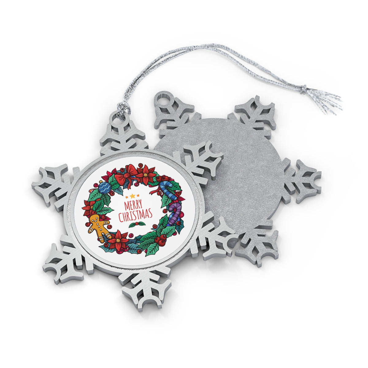 Decorazione natalizia a forma di anello festivo