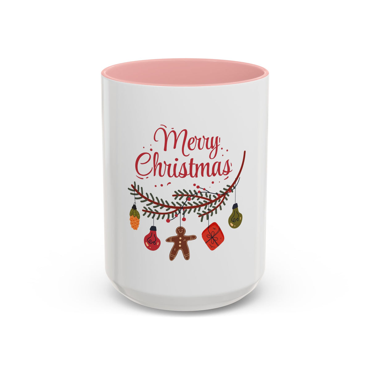 Tazza da caffè natalizia con scarabocchi