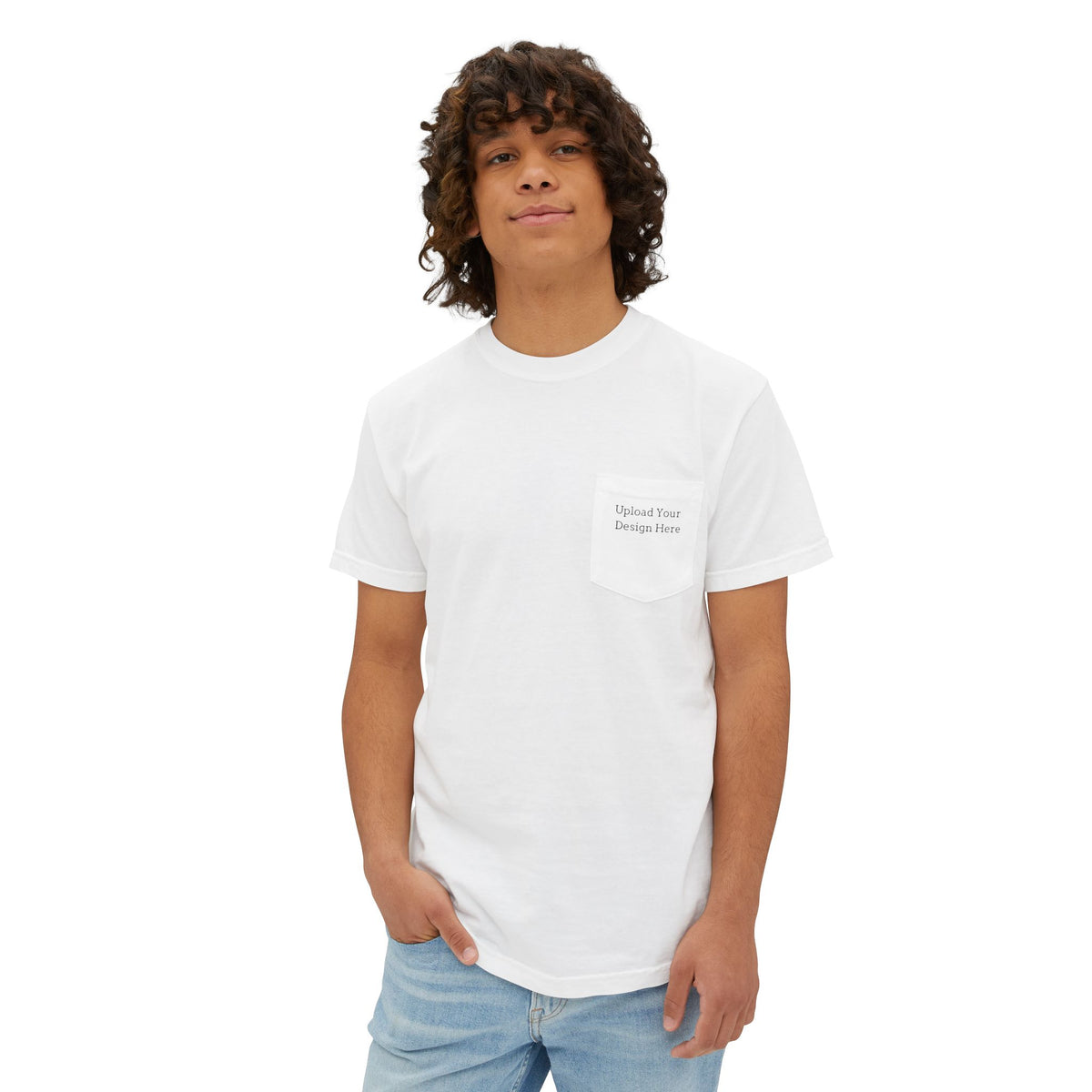 T-shirt da uomo con taschino