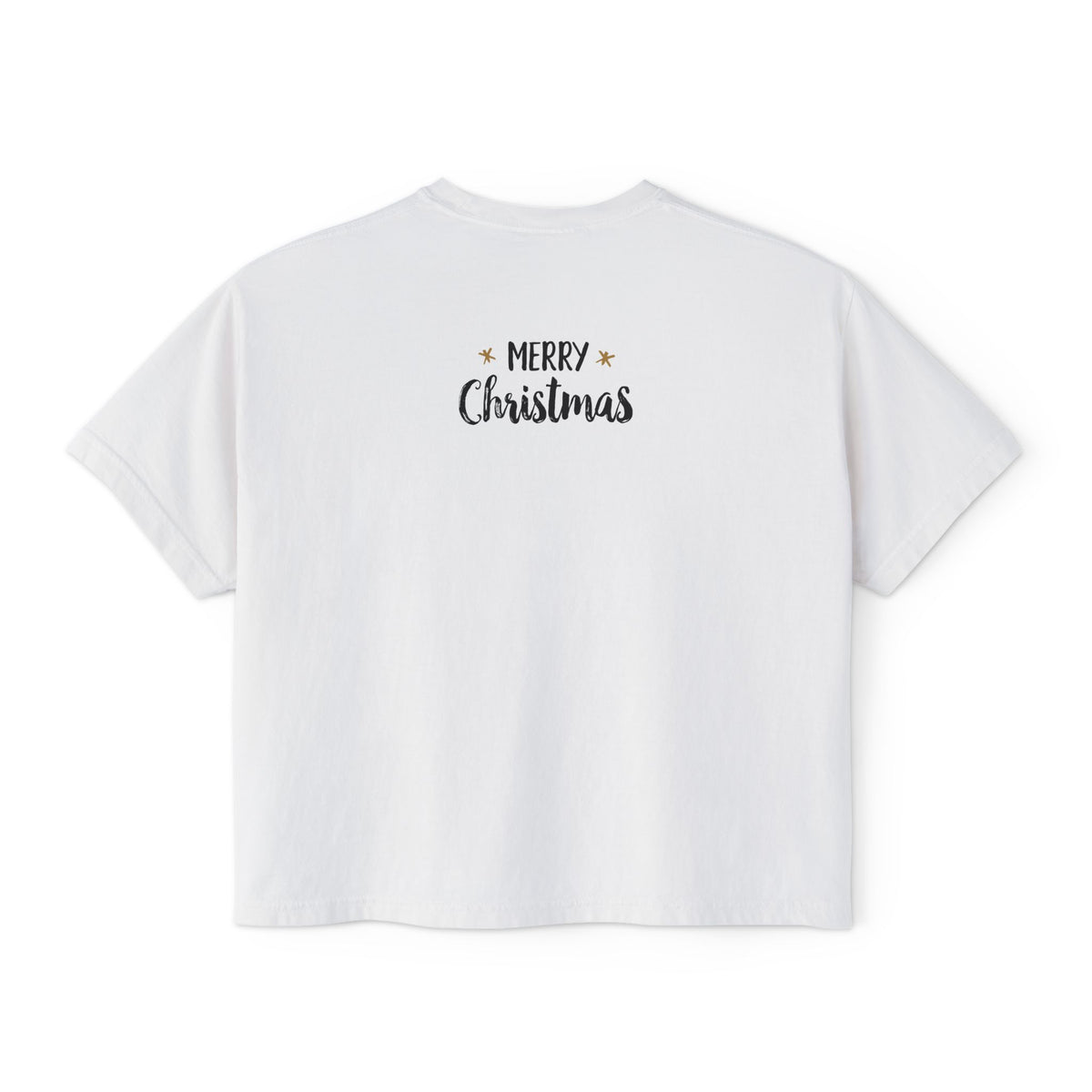 T-shirt donna boxy Natale 2026