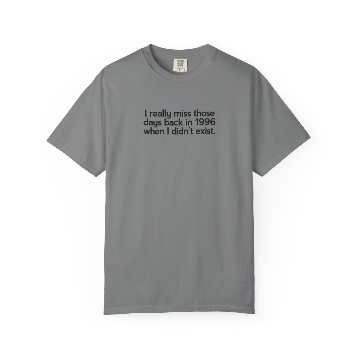 T-shirt uomo tinta in capo «Nostalgic Void»