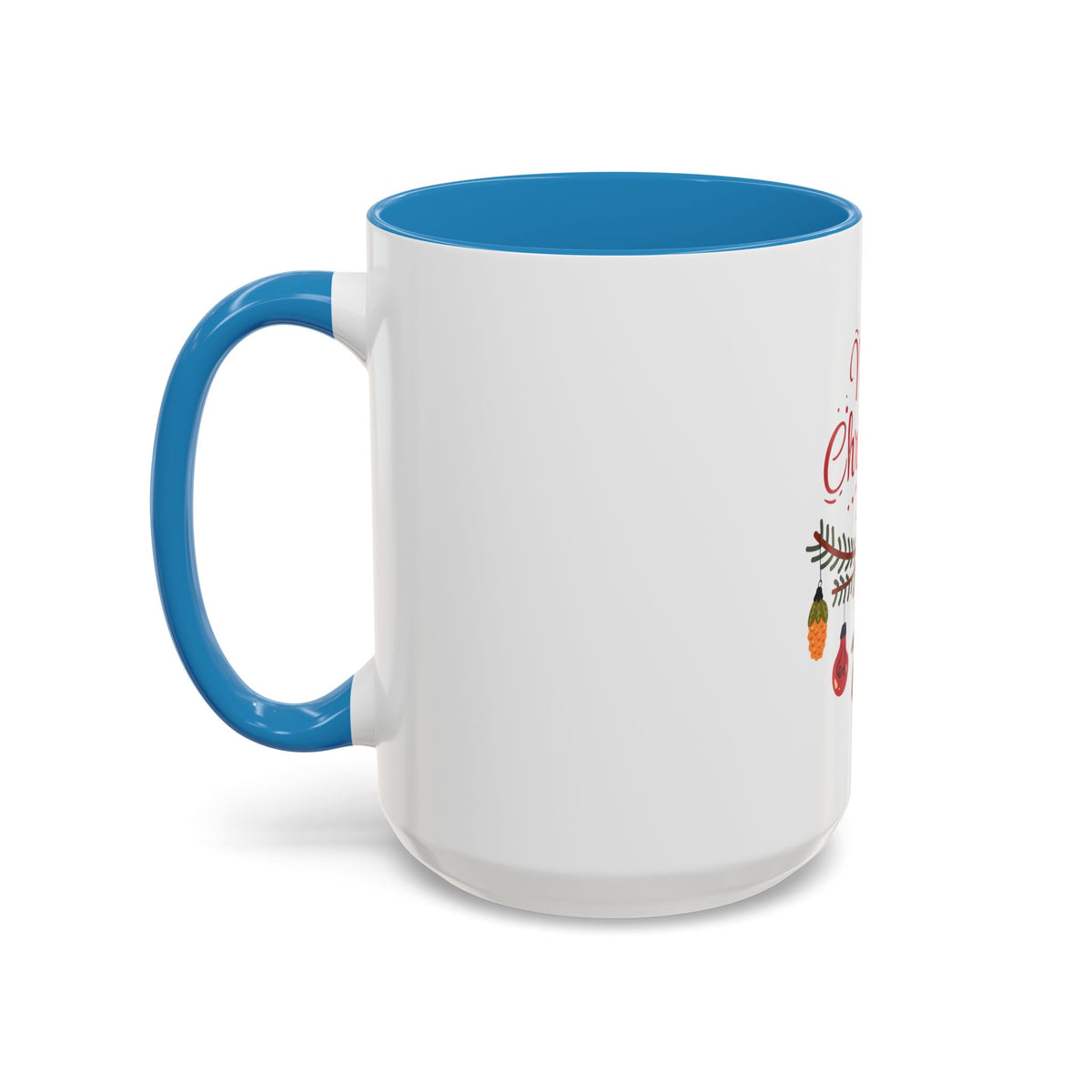 Tazza da caffè natalizia con scarabocchi