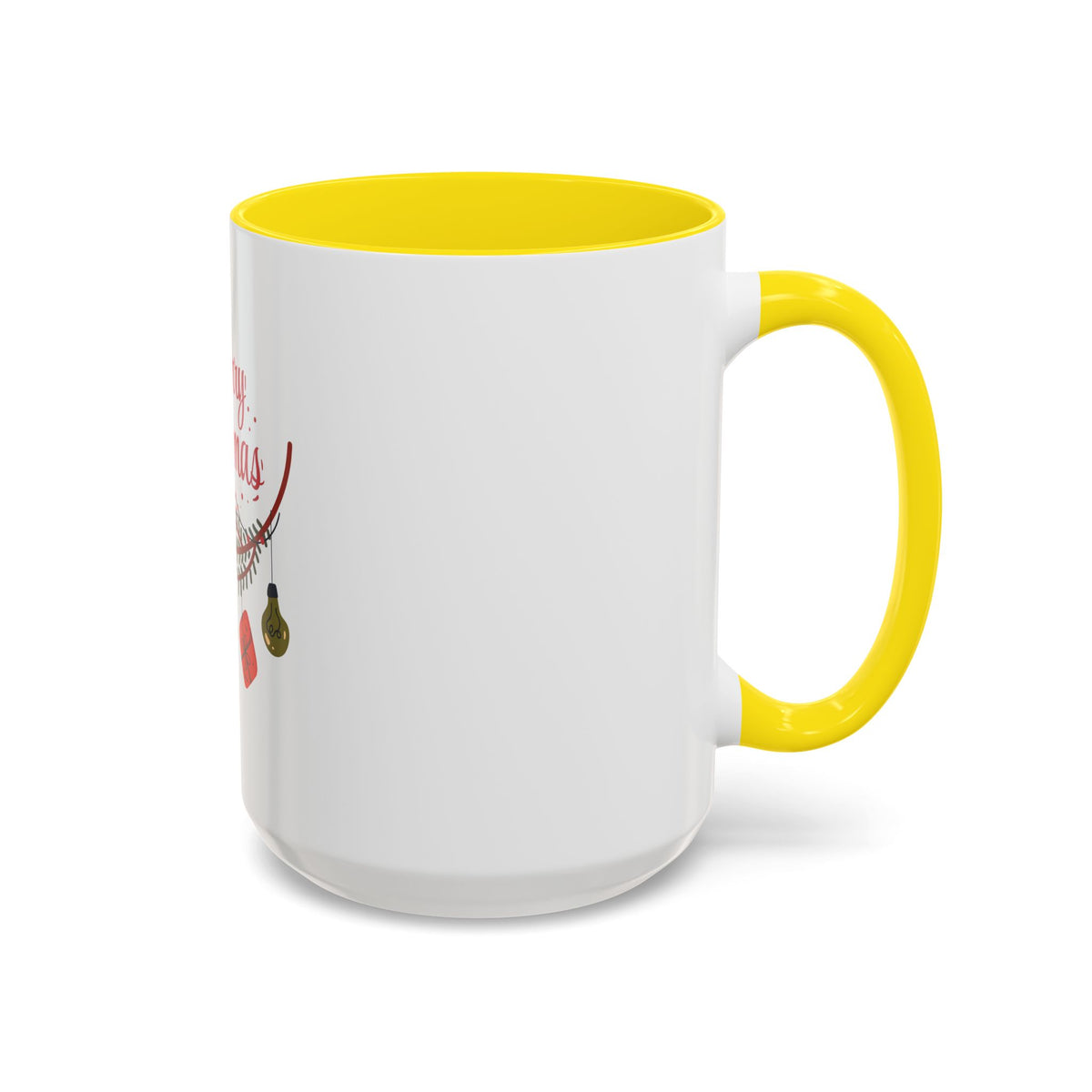 Tazza da caffè natalizia con scarabocchi