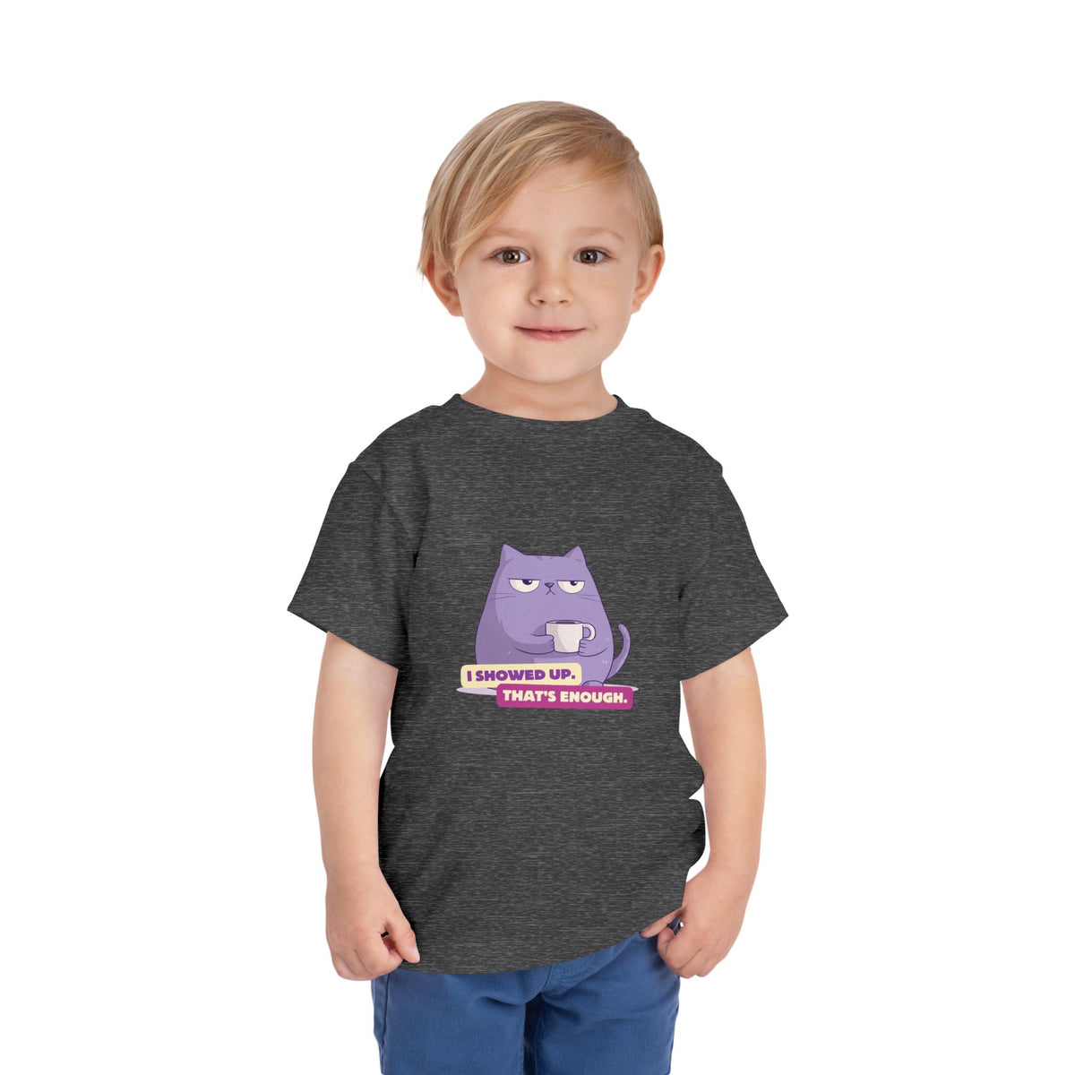 T-shirt bimbi piccoli «I Showed Up»
