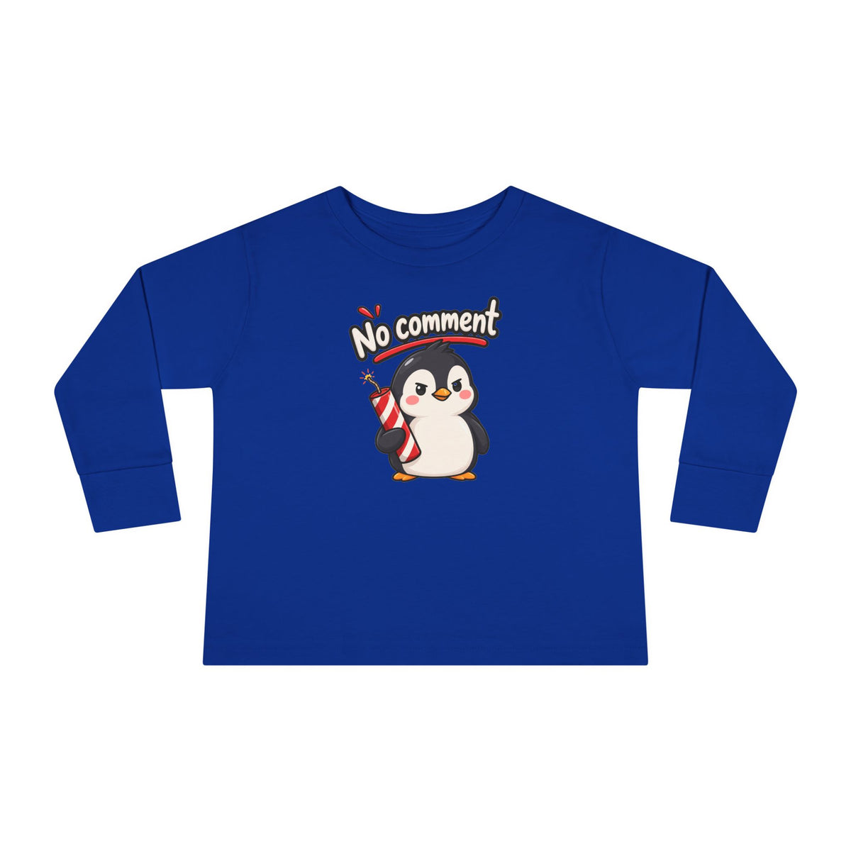 Maglia maniche lunghe bimbi piccoli «No Comments»