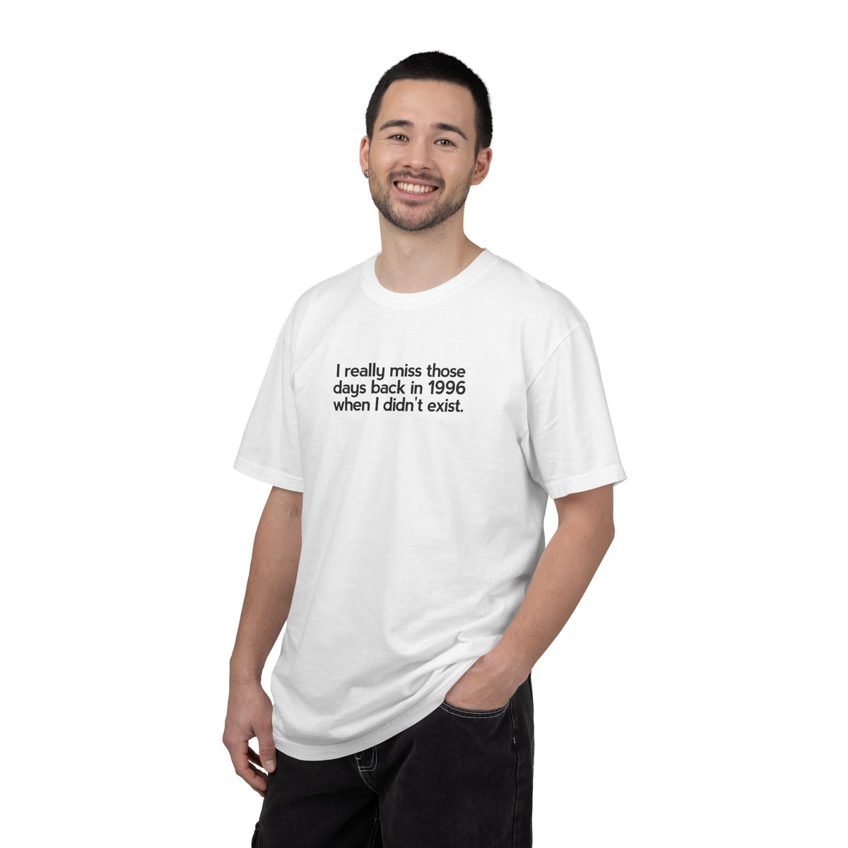 T-shirt uomo tinta in capo «Nostalgic Void»