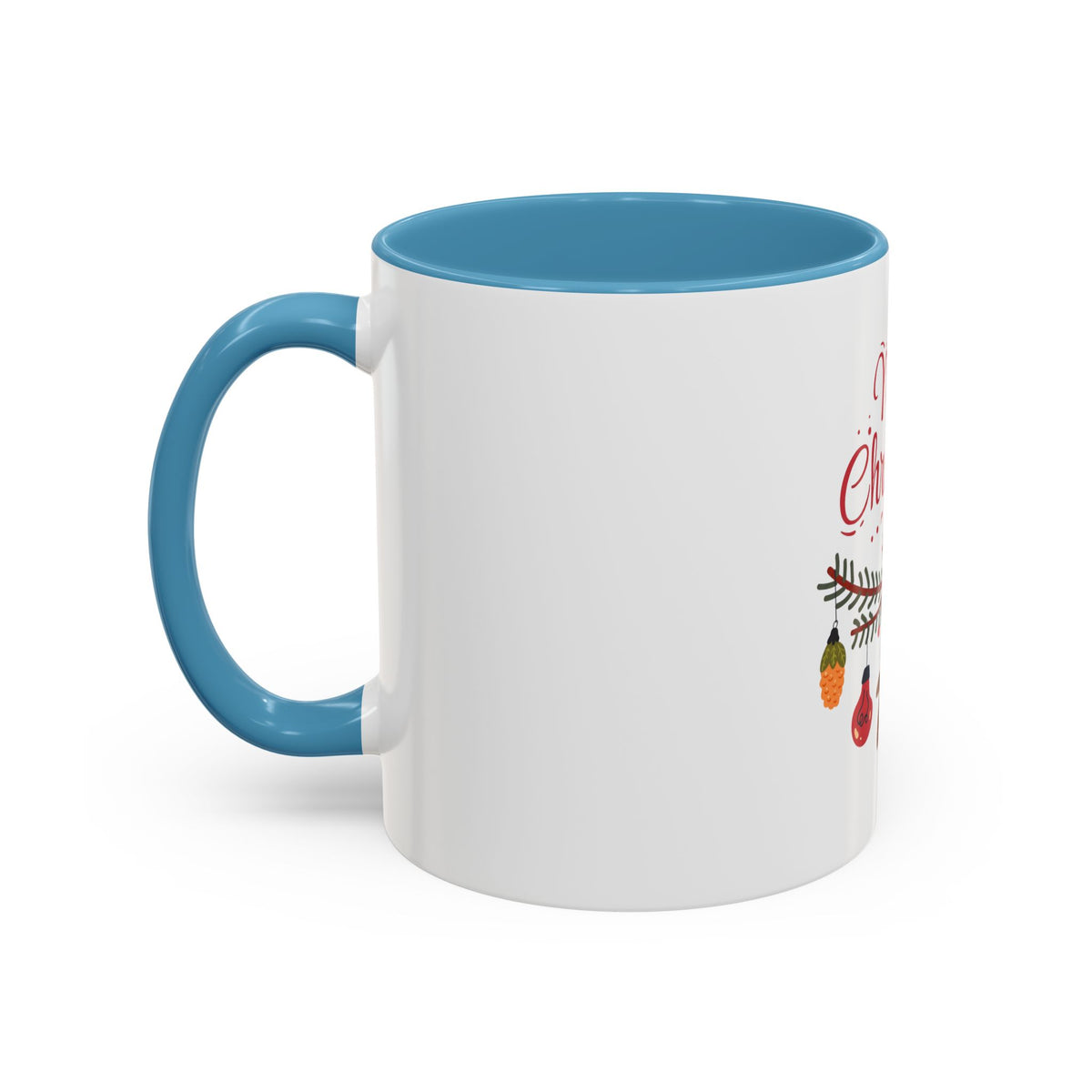 Tazza da caffè natalizia con scarabocchi