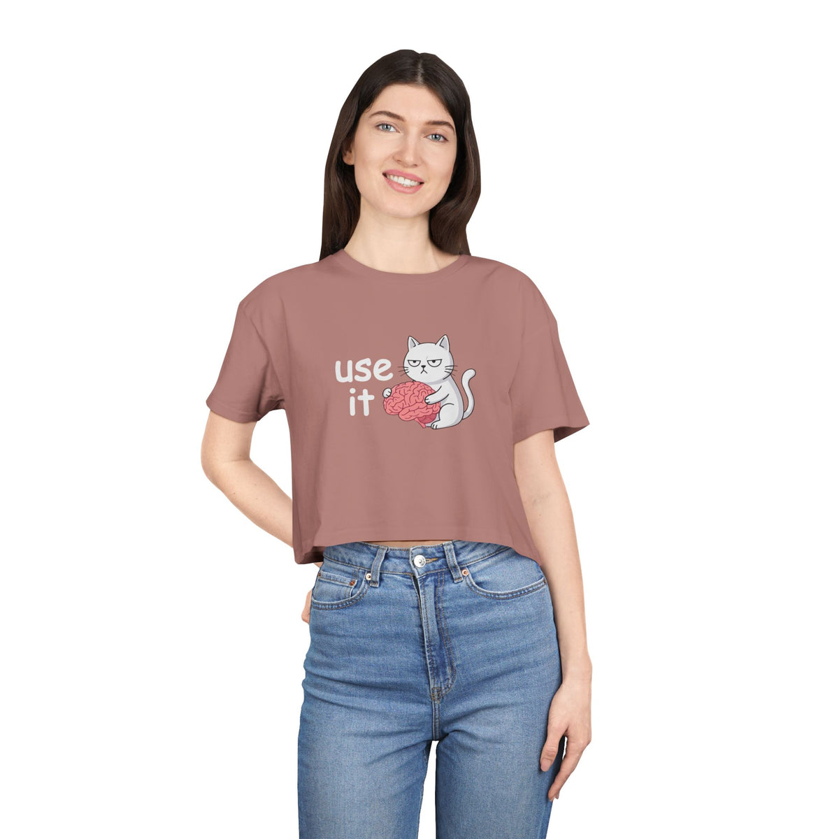 T-shirt crop donna «Use It»