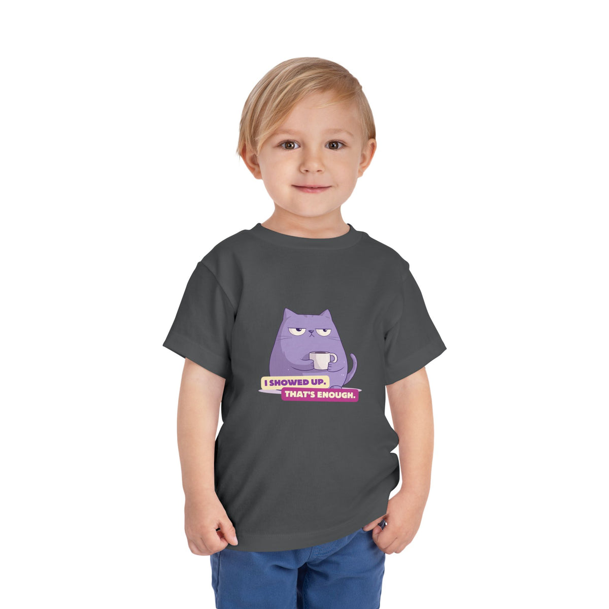 T-shirt bimbi piccoli «I Showed Up»