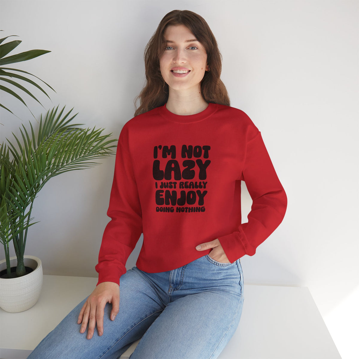 Felpa donna «Lazy but Motivated»