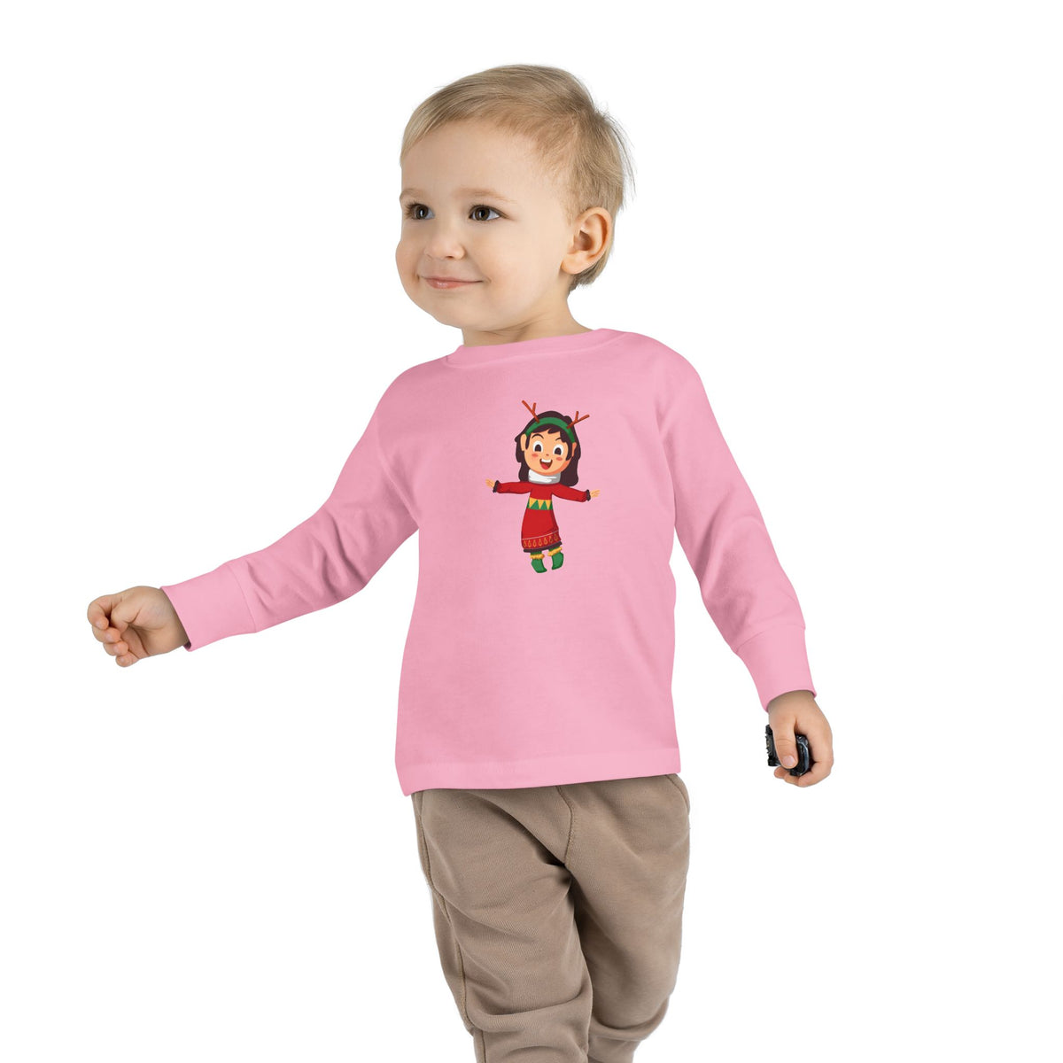 T-shirt a maniche lunghe Merry Mini per bimbi piccoli