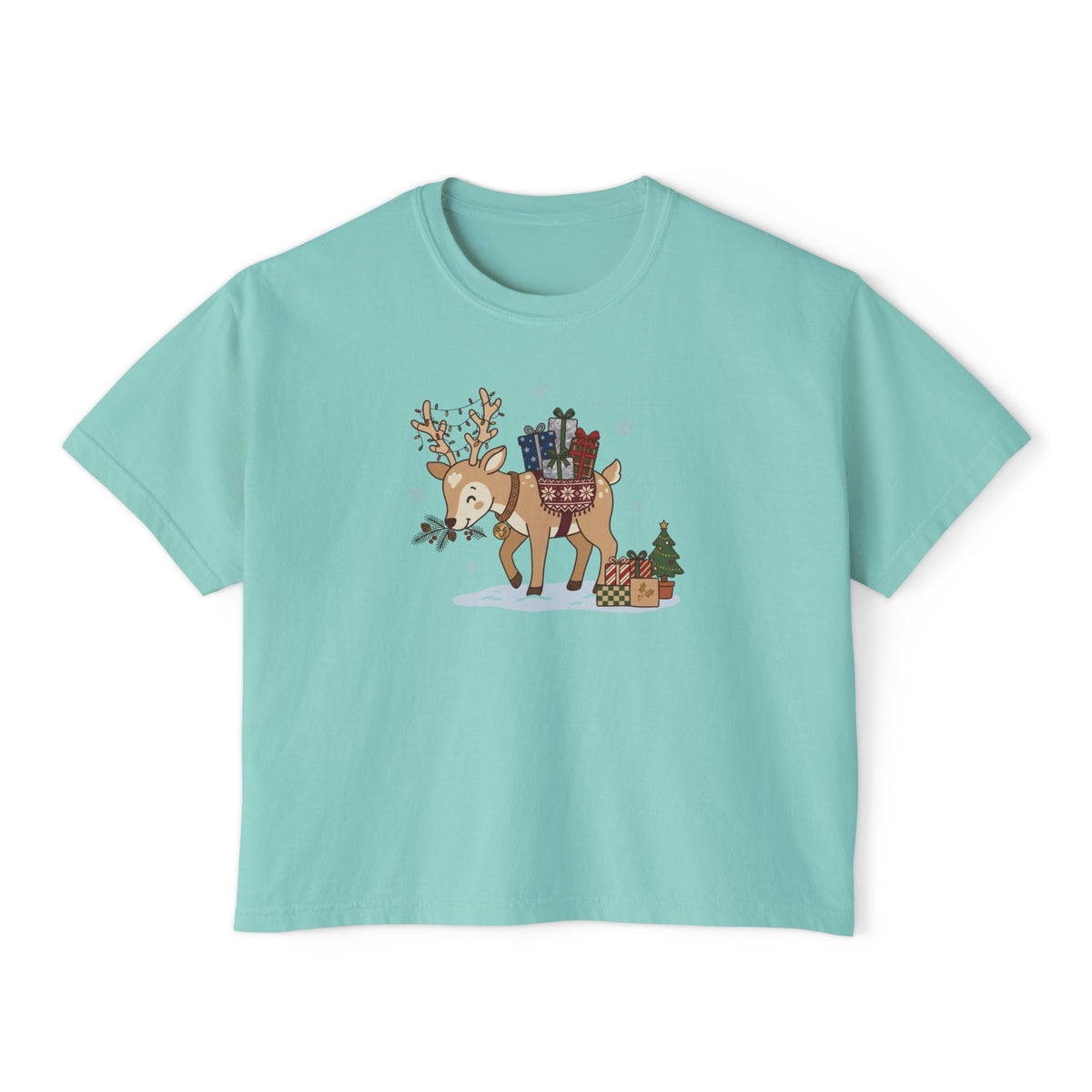 T-shirt Boxy Festive Courier