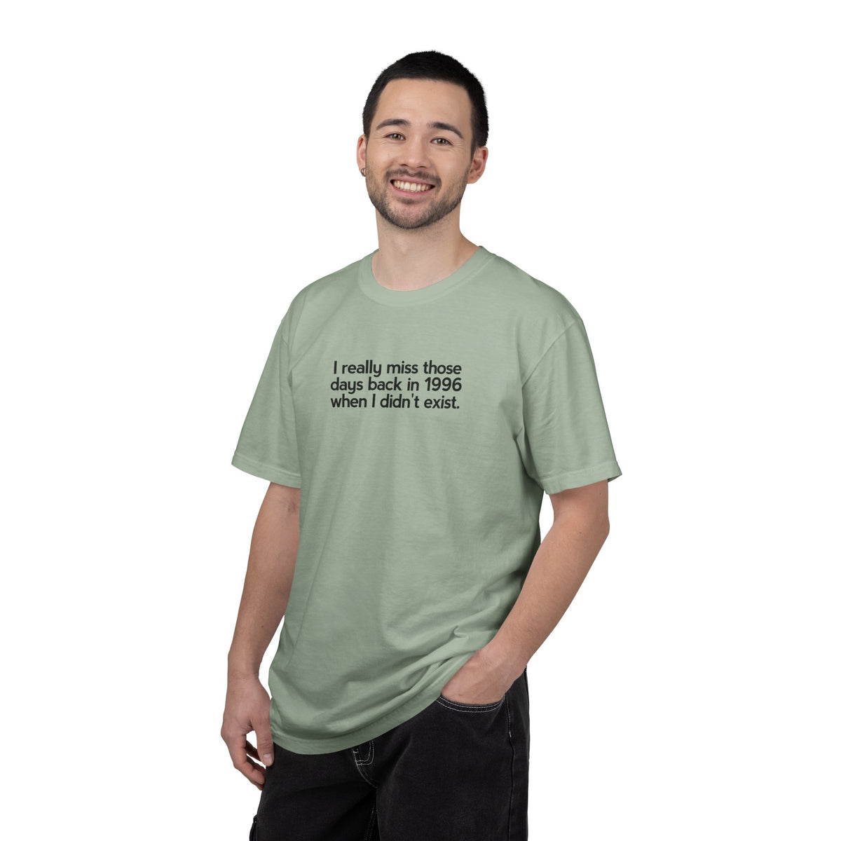T-shirt uomo tinta in capo «Nostalgic Void»