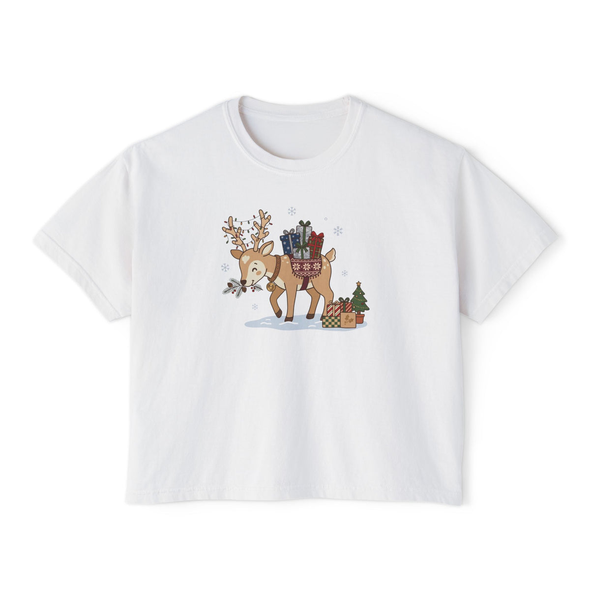 T-shirt Boxy Festive Courier