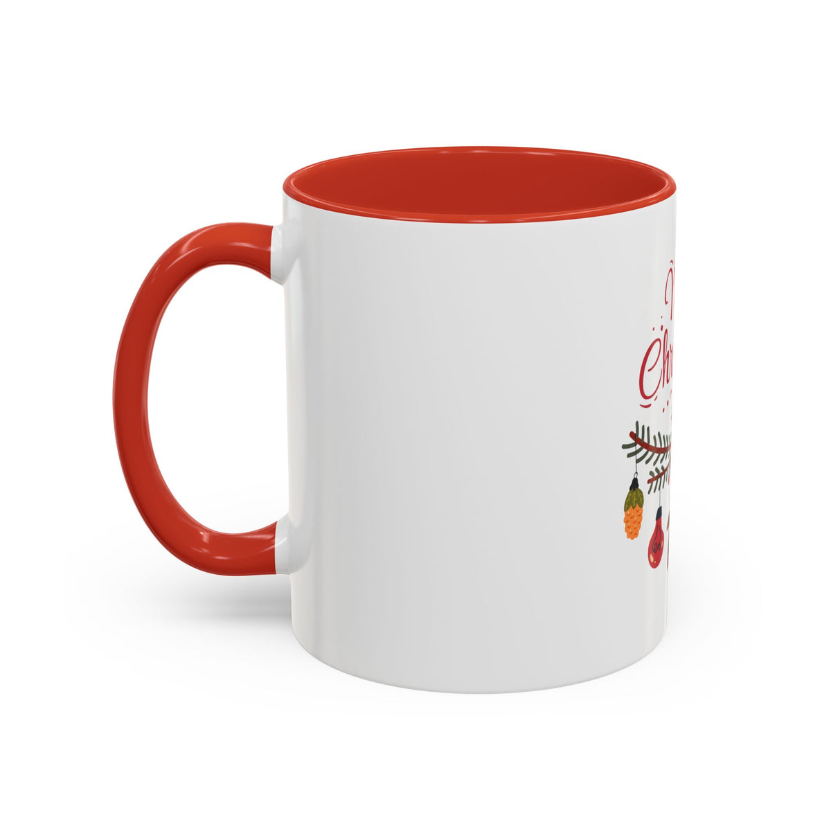 Tazza da caffè natalizia con scarabocchi