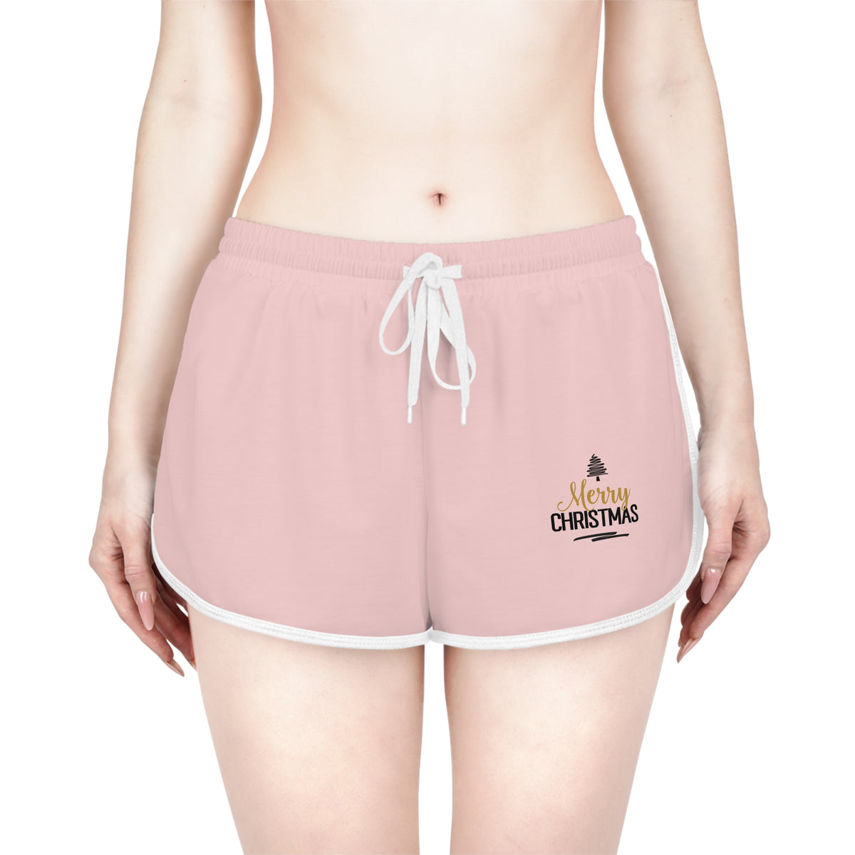 Shorts rilassati da donna Modern Pine rosa