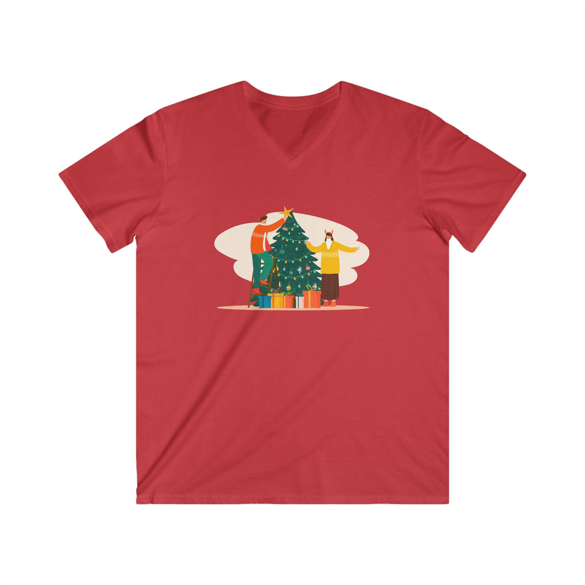 T-shirt scollo a V uomo – Decoriamo Insieme