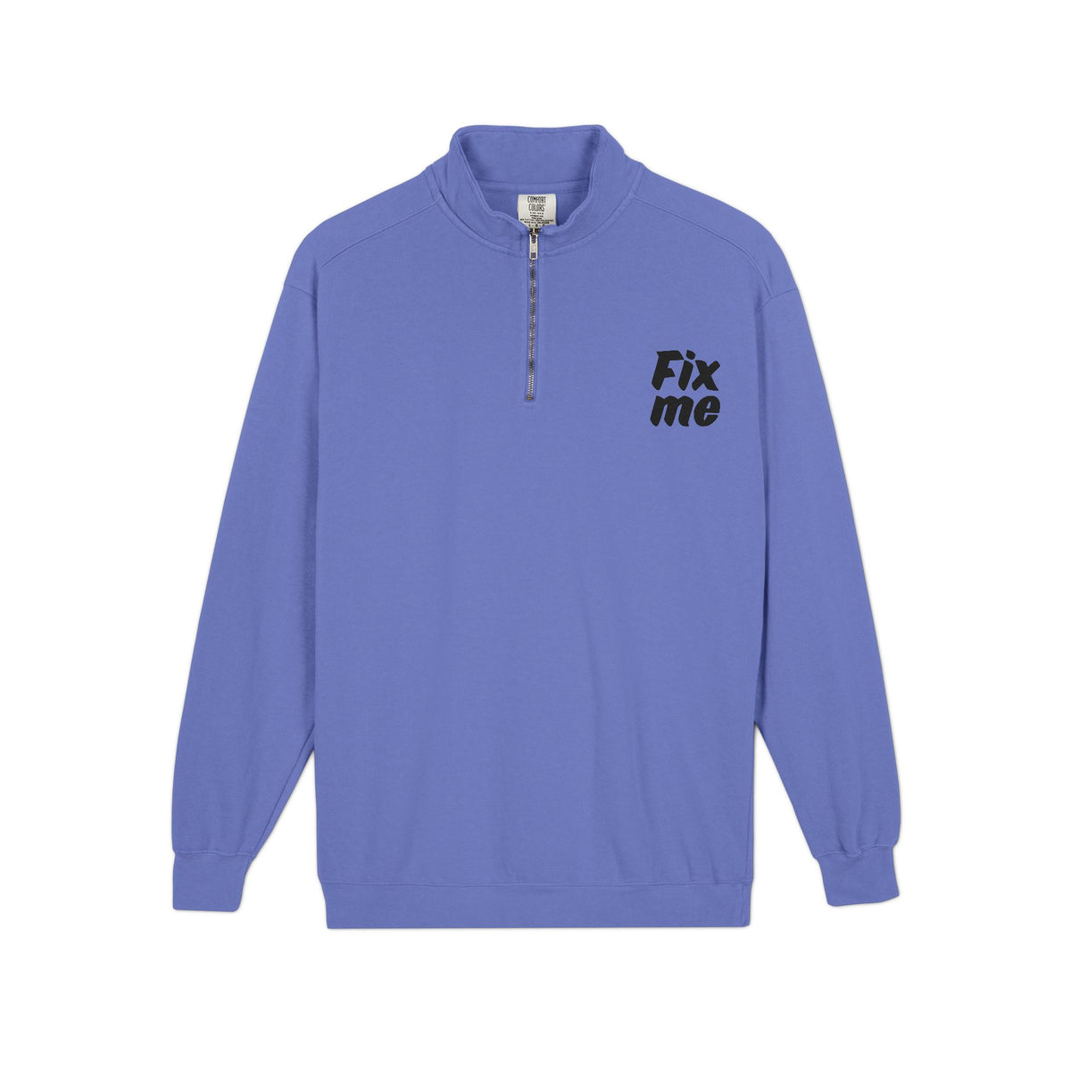 Felpa con mezza zip Aggiustami