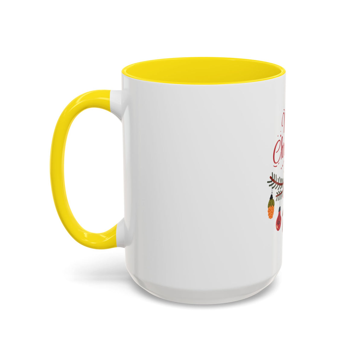 Tazza da caffè natalizia con scarabocchi
