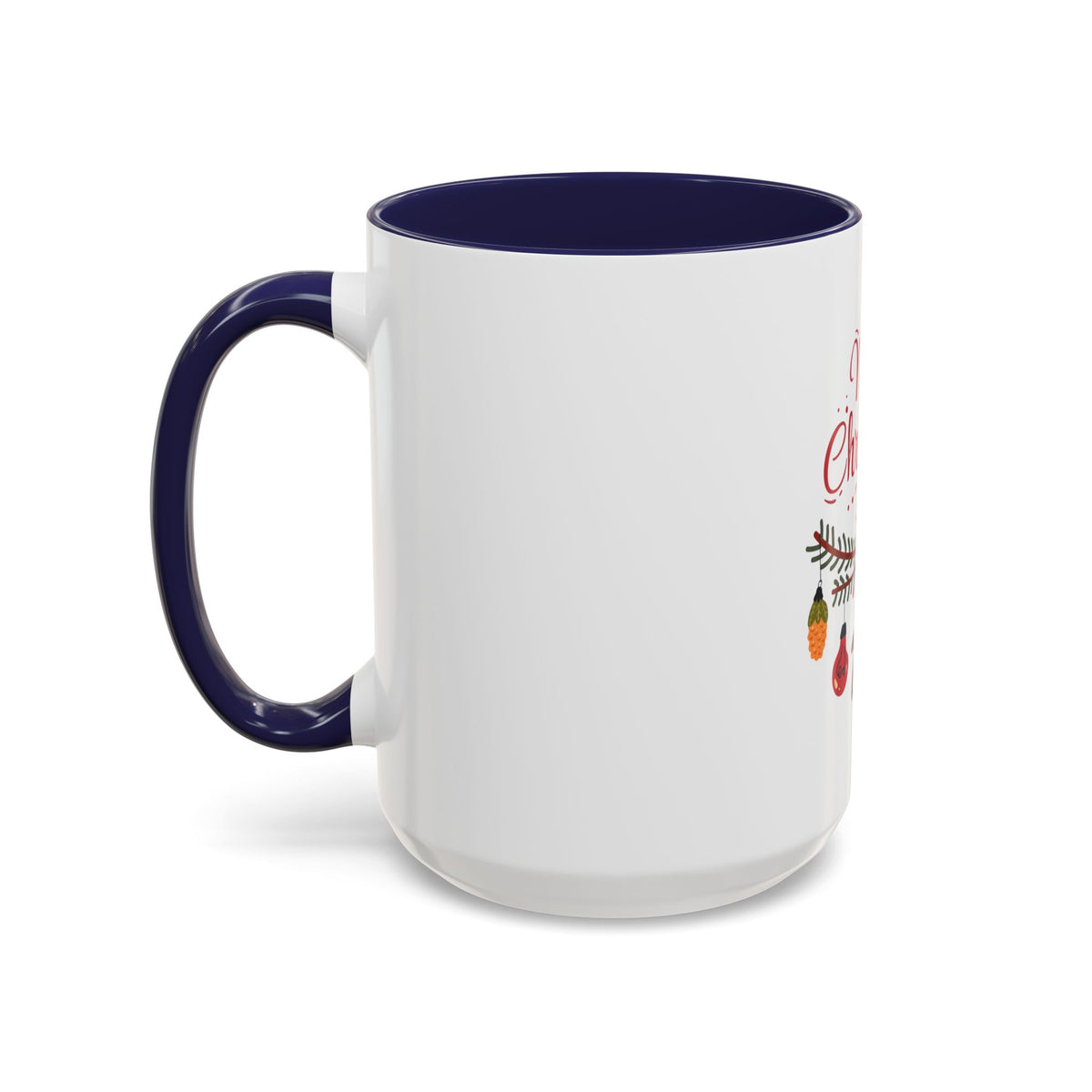 Tazza da caffè natalizia con scarabocchi