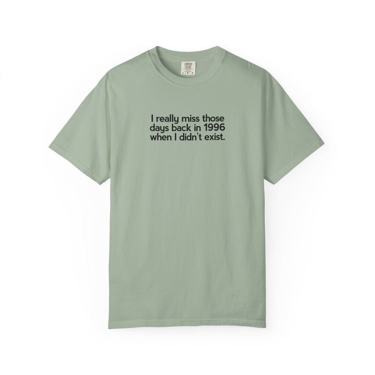 T-shirt uomo tinta in capo «Nostalgic Void»