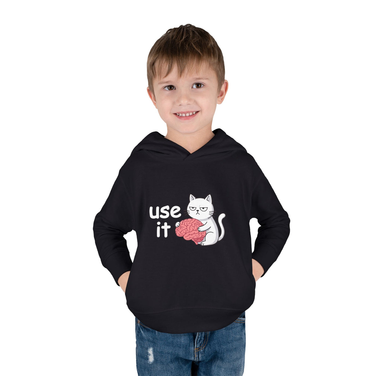 Felpa con cappuccio bambini «Use It»