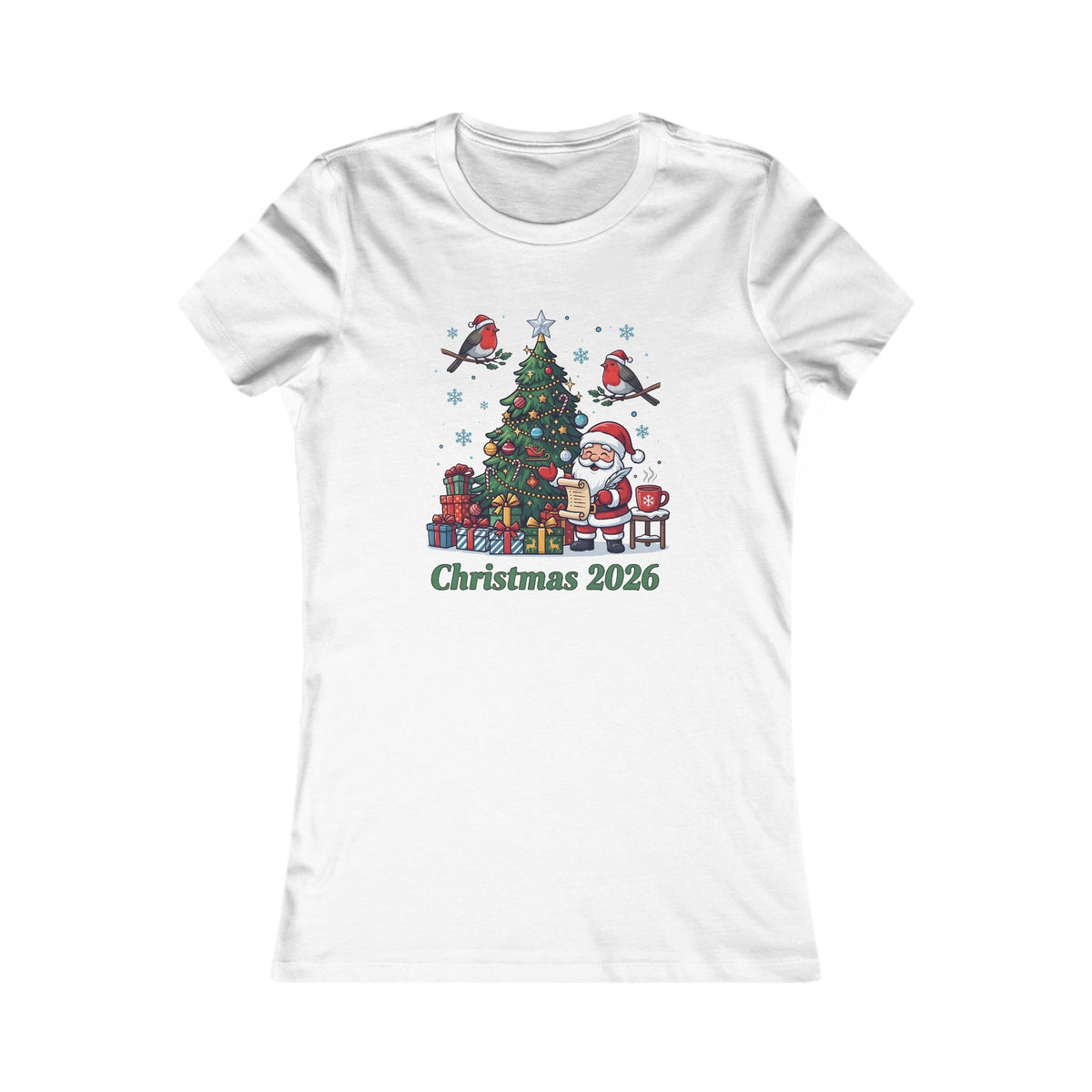 Maglietta da donna Natale 2026