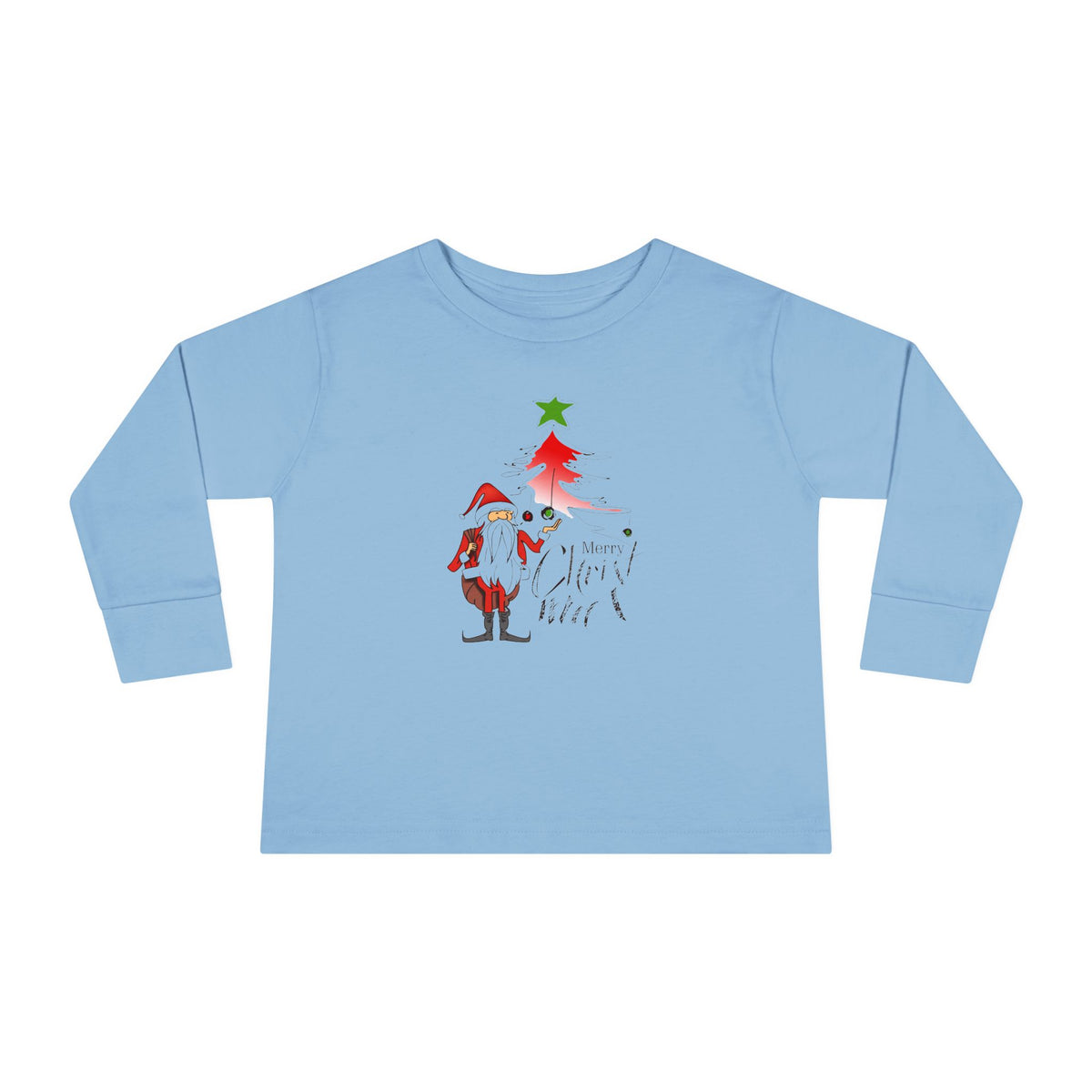 Maglia maniche lunghe bimbi piccoli – Saluti Natalizi