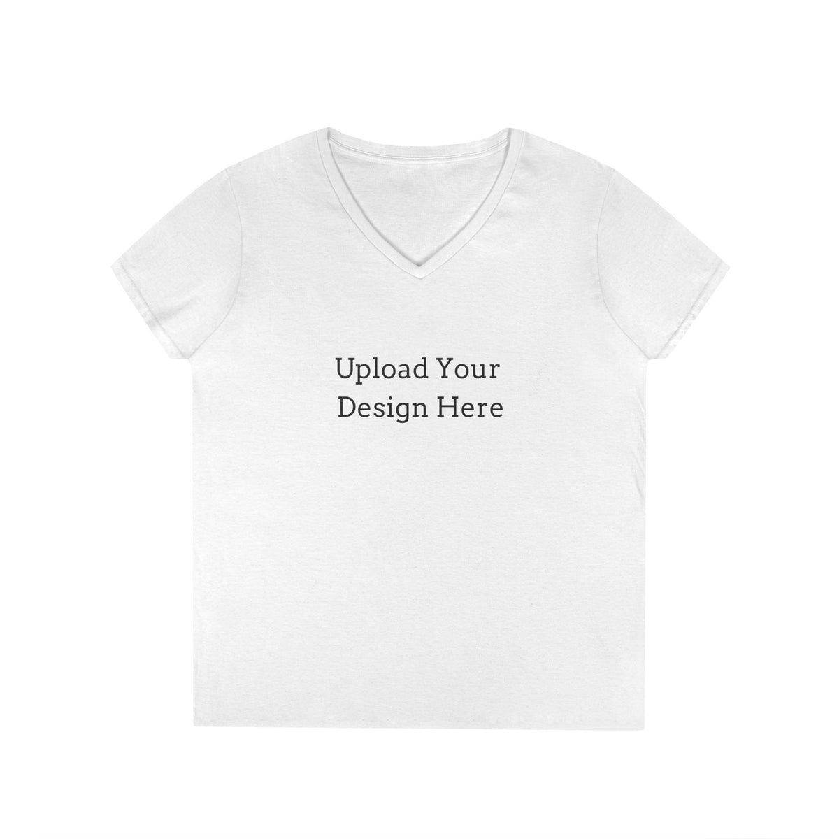 T-shirt donna personalizzabile con scollo a V