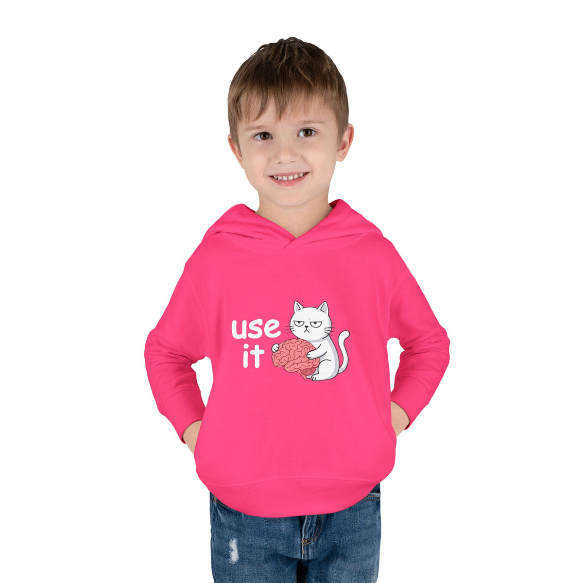 Felpa con cappuccio bambini «Use It»