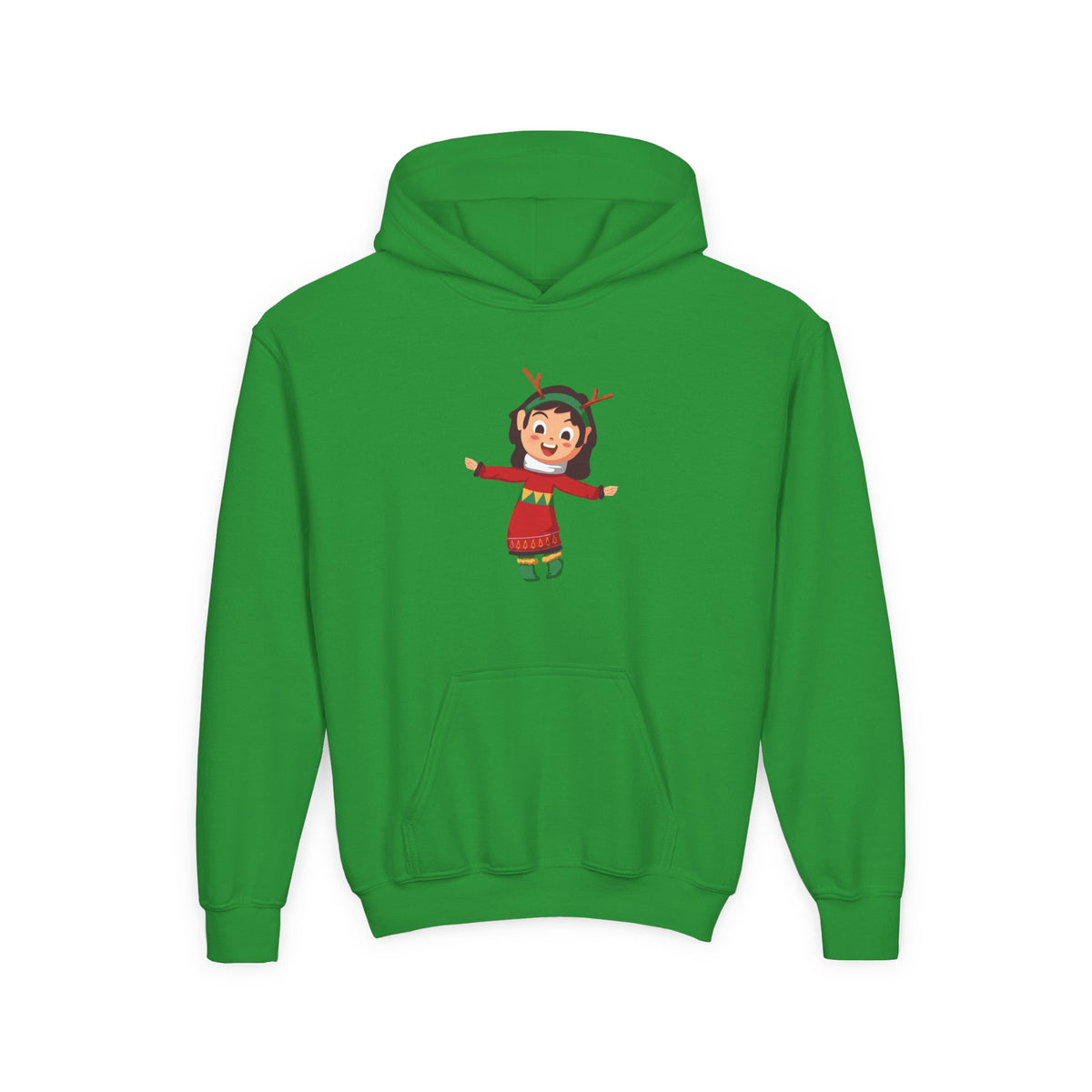Felpa con cappuccio Mini Elfo di Natale