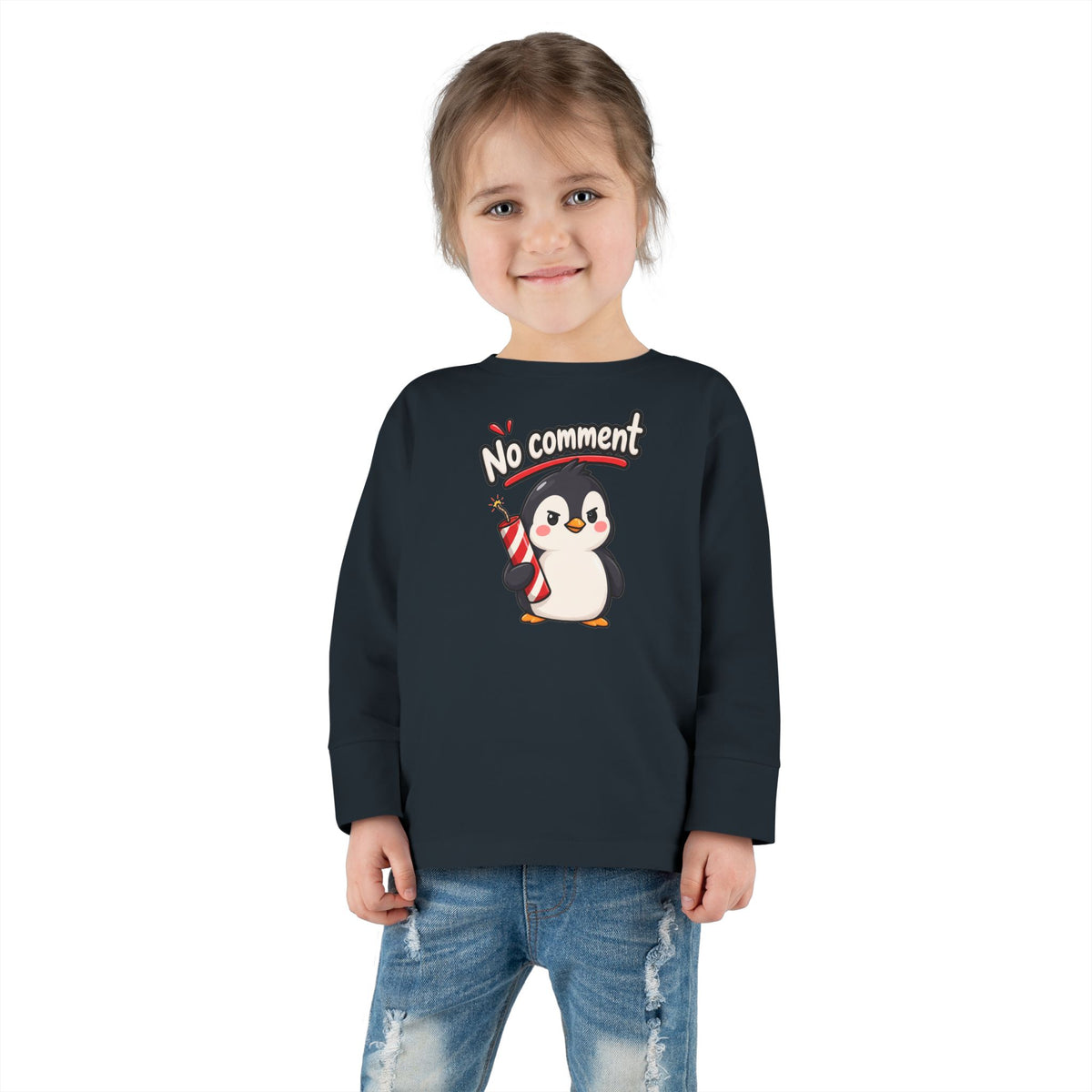 Maglia maniche lunghe bimbi piccoli «No Comments»