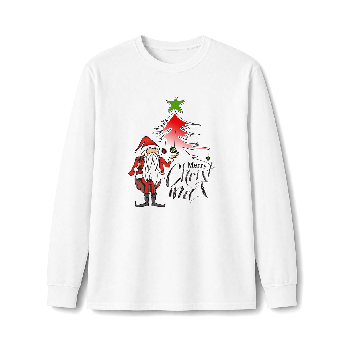 Maglia a maniche lunghe uomo – Saluti Natalizi