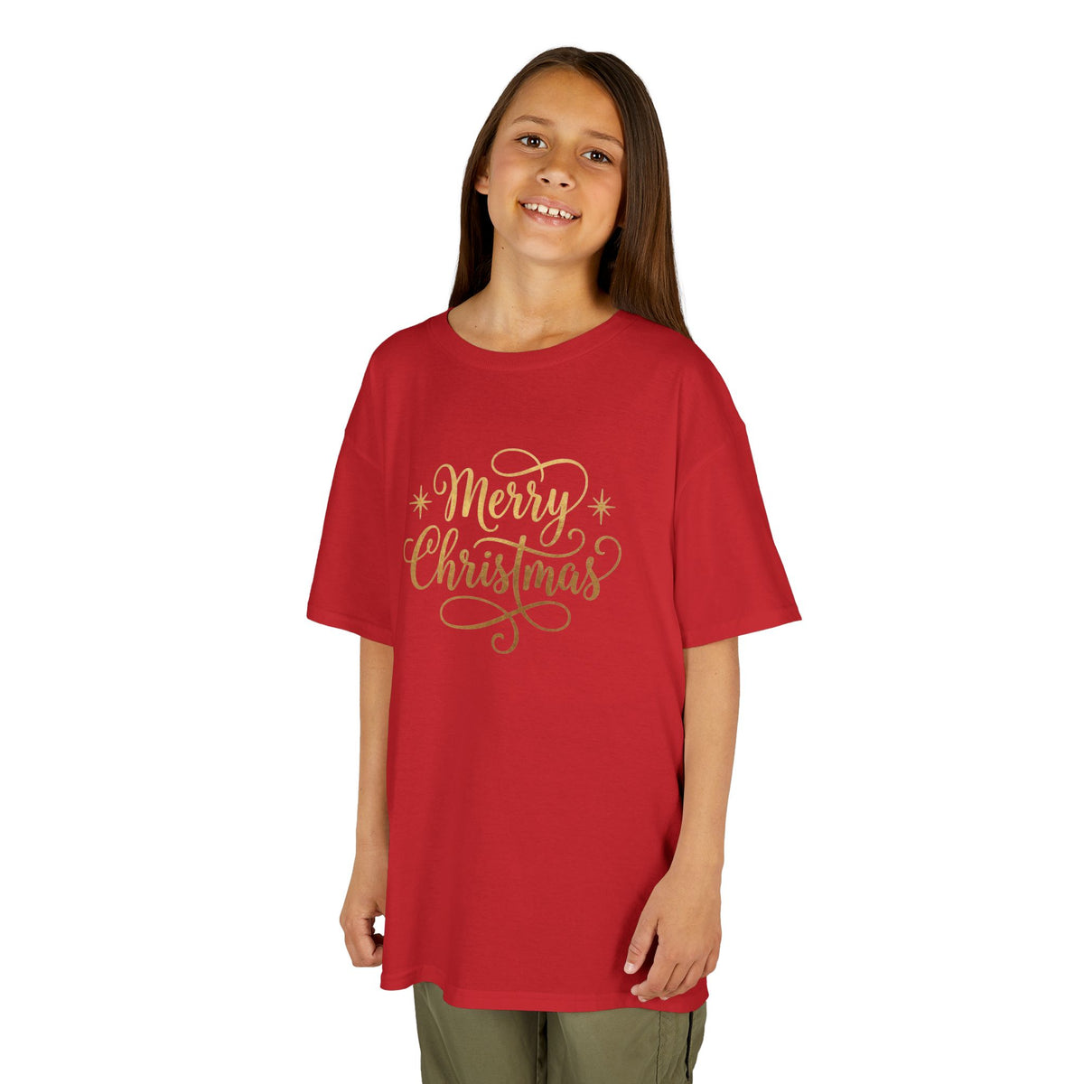 Maglietta natalizia "Merry Christmas 2 Kids"