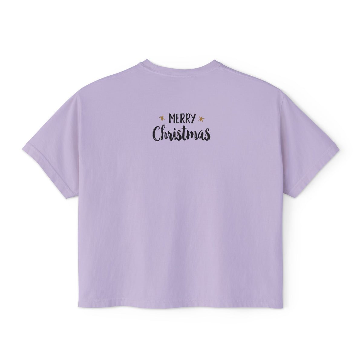 T-shirt donna boxy Natale 2026
