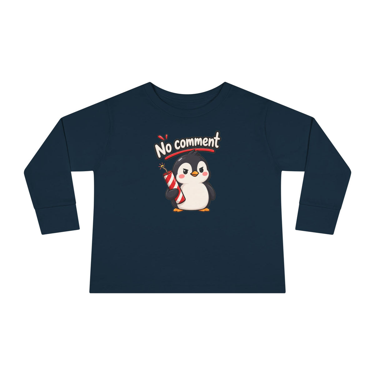 Maglia maniche lunghe bimbi piccoli «No Comments»