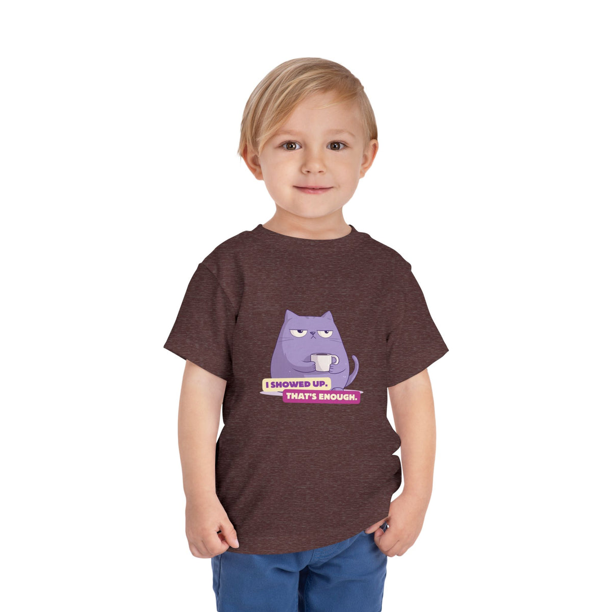 T-shirt bimbi piccoli «I Showed Up»