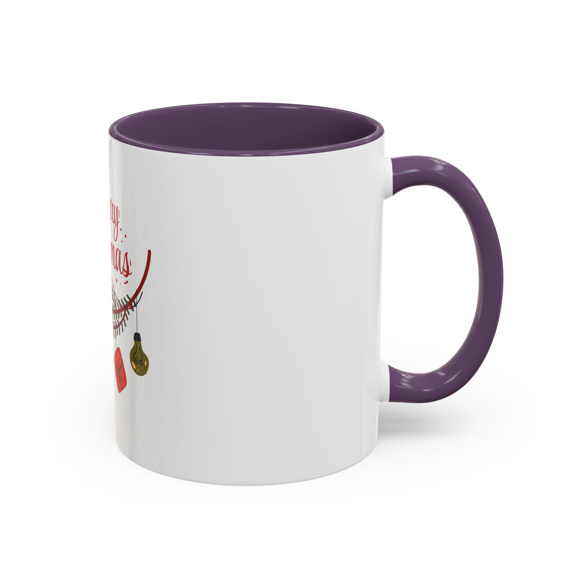 Tazza da caffè natalizia con scarabocchi